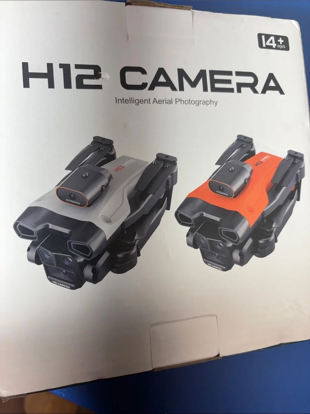 H12 Camera Foldable Drone with Gray and Orange Options